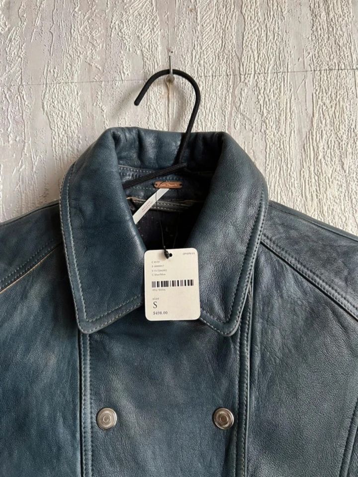 Free People Vintage Lederjacke Bikerjacke in Schleswig