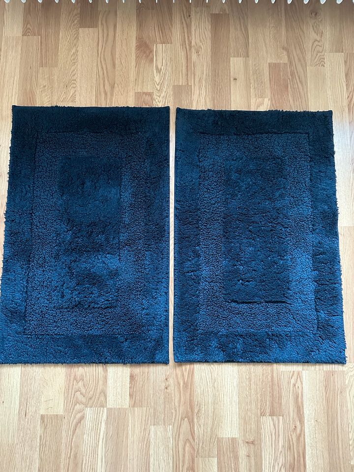 IKEA 2x Badematte 50x80 Badteppich Läufer Blau in Norderstedt