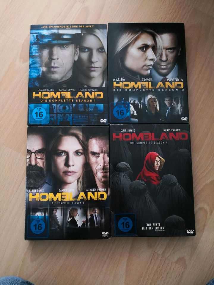 Homeland DVD Staffel 1-4 in Steinenbronn