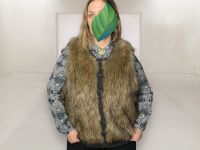 Vintage Fellweste Faux fur Kunstfell Wendeweste 100% Wolle Berlin - Mitte Vorschau