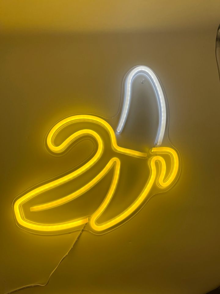LED Neonschild Licht Neonschilder Leuchtschild Banane Bar in Soltau