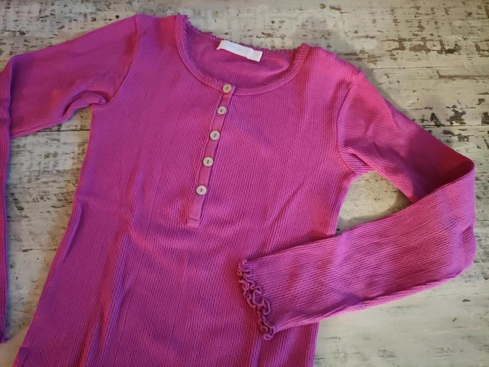 AYA NAYA Shirt Henley 7y 122 Longsleeve Langarm Pink TOP Skandi in Stuttgart