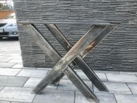 Stahl Tischbeine X-Stil Industrie Design Tischgestell Tischkufen Rheinland-Pfalz - Waldmohr Vorschau
