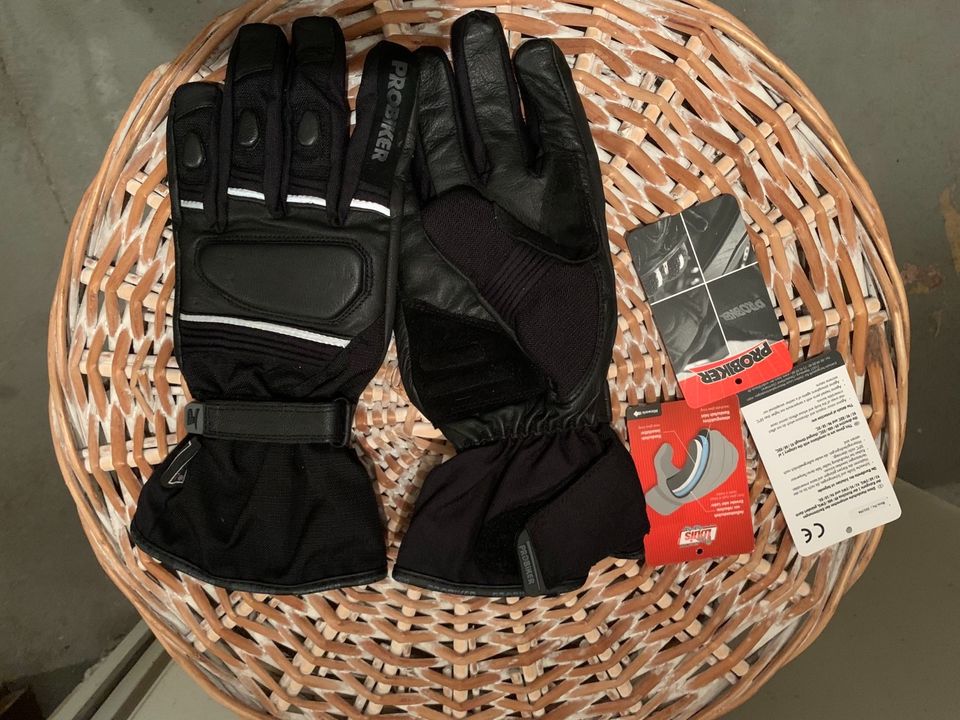 Probiker Season II Motorrad Handschuhe Gr. M Schwarz NEU in Herzogenrath