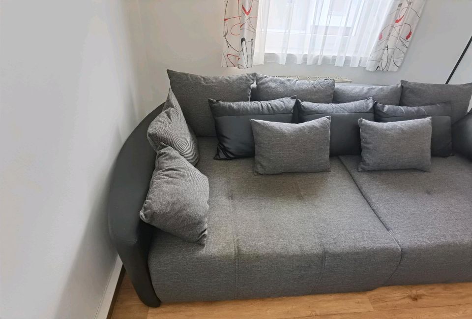 Big Sofa (Antrahzit / Schwarz) in Piding