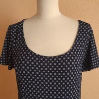 Gina Shirtkleid Gr.40, dkl.blau/weiß, Kurzarm neuwert. BB Hessen - Bad Zwesten Vorschau