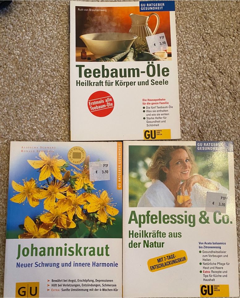 3 Gesundheitsratgeber (Apfelessig/Johanniskraut/Teebaum-Öle) in Berlin