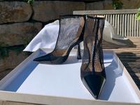 Jimmy Choo Kix 100 Stiefeletten aus schwarzem Mesh.Spitze Zehen Bayern - Bad Abbach Vorschau