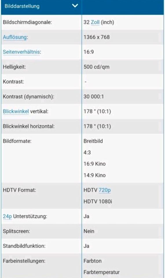 TV Fernseher SONY in Leinefelde