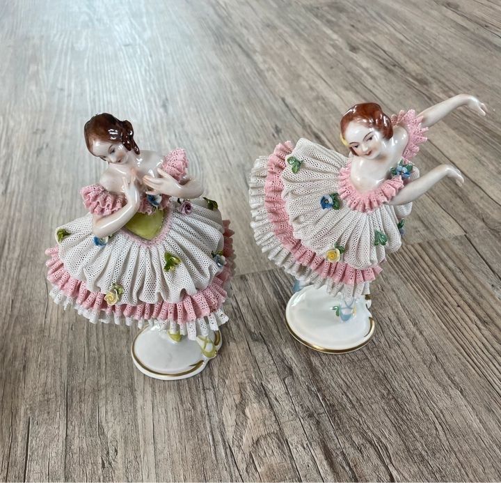 AK Kaiser Porzellan Ballerina Figur set antik Vitrine in Bad Dürkheim