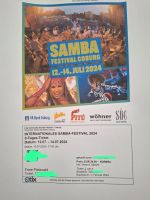 2 Karten - 3 Tages Ticket - für das Samba Festival in Coburg München - Trudering-Riem Vorschau