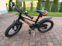 Kinderfahrrad// 16"  // schwarz-orange Mecklenburg-Vorpommern - Torgelow Vorschau