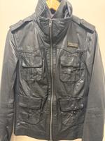 Superdry Lederjacke , neuwertig M Schwarz Frankfurt am Main - Eschersheim Vorschau