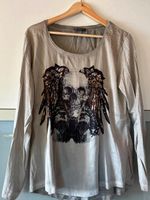 Shirt Langarm grau Engelsflügel Glitzer Gr XL neu Nordrhein-Westfalen - Lindlar Vorschau