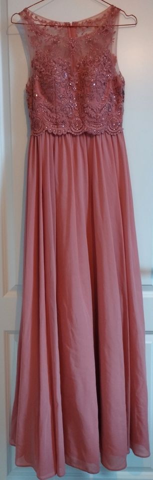 Brautjungfernkleid/Abendkleid rosa Gr. 32-34 in Kempten