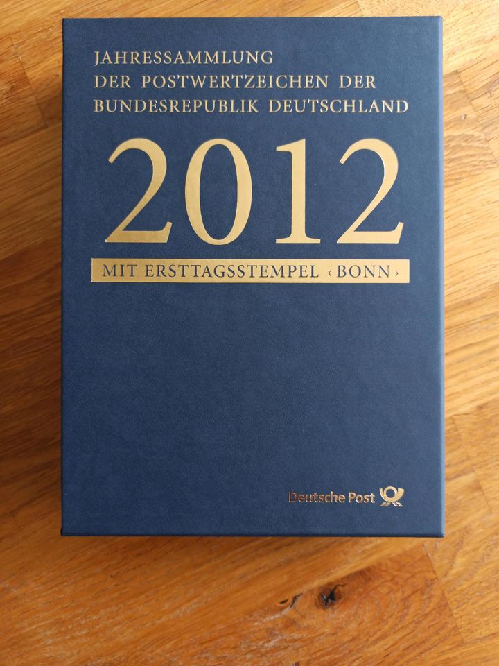 Jahressammlung der Postwertzeichen der Deutschen Bundespost 2012 in Nürnberg (Mittelfr)