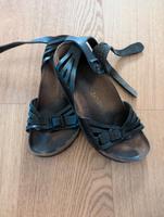 Birkenstock schwarz Leder Sandale Wickel 41 Schuh Rheinland-Pfalz - Koblenz Vorschau