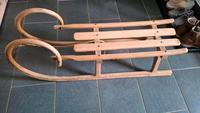 Alter großer DDR Holz Schlitten Rodelschlitten Winter Sachsen - Neukirch/Lausitz Vorschau