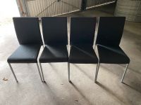 4x Esszimmer Stühle, dunkelgrau mit Metallfüßen Wandsbek - Hamburg Sasel Vorschau