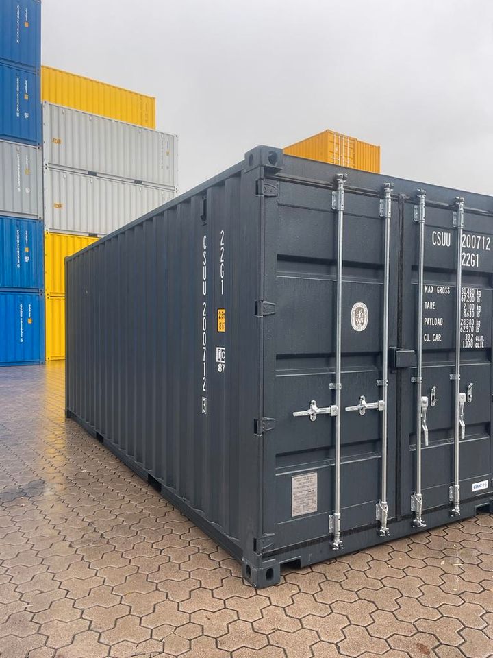 Seecontainer 20 Fuß neu | Containerstandort ►Duisburg◄ | Lagercontainer | Container | Grau in Burghaun