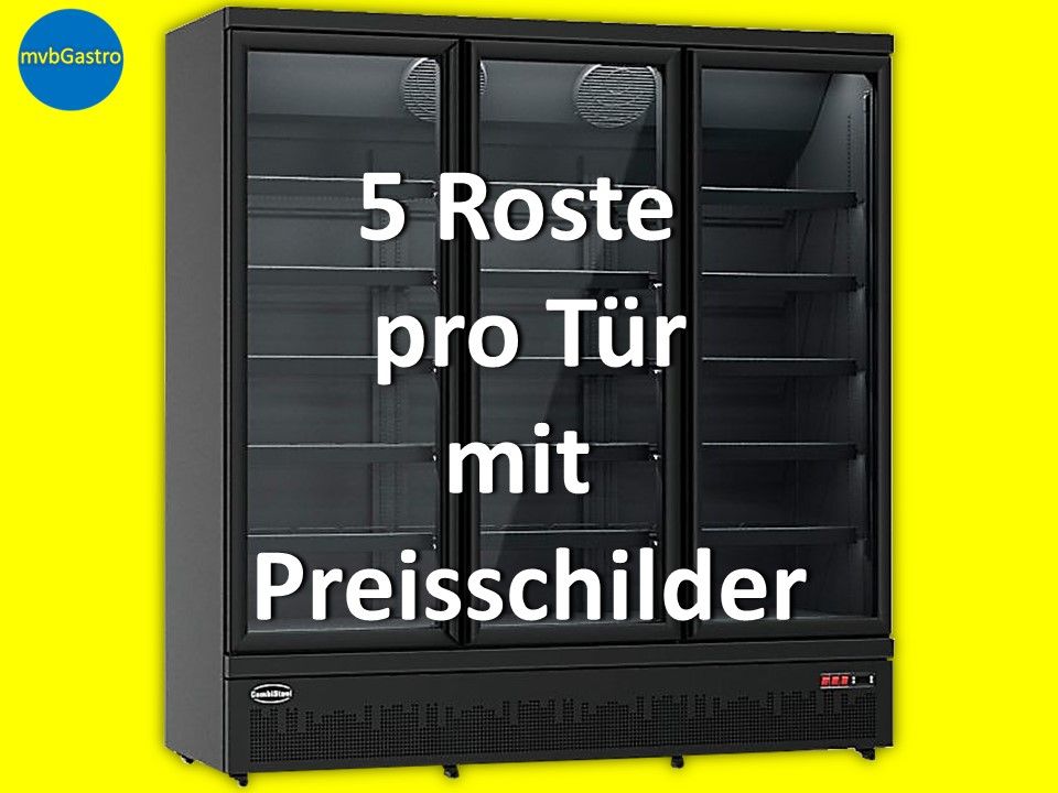 mvbgastro Sonderpreis ⚠ Modell 2024 Kühlregal Getränkekühlschrank Wandkühlregal Glaskühlschrank Flaschenkühlschrank Getränke Kühlschrank Tankstelle Lebensmittel Supermarkt Kiosk Lotto Laden in Lübbecke 