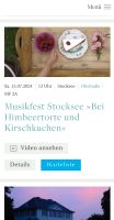 SHMF Musikfest Stocksee 13.7.24 Ausverkauft Kreis Ostholstein - Eutin Vorschau