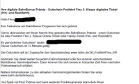 DB Deutsche Bahn Flexticket 2. Klasse Hin- & Rückfahrt Hessen - Eschborn Vorschau