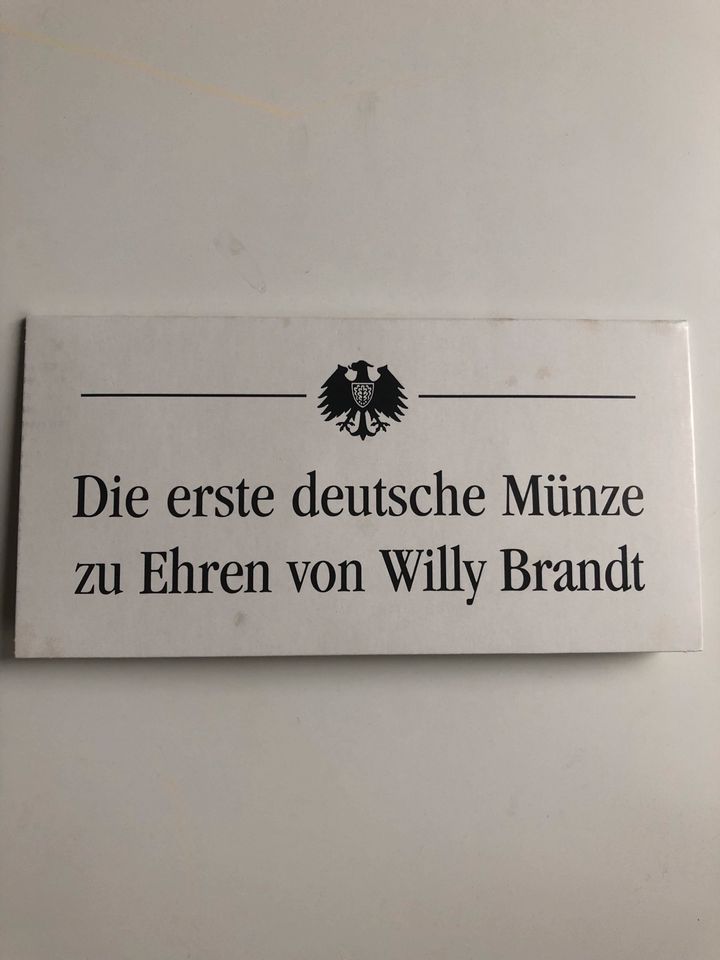 2,-DM Sammlung „Zu Ehren von Willy Brandt“ in Ahrensfelde