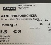 VERKAUFT 2 Karten Wiener Philharmoniker 9.5.24 in Berlin Niedersachsen - Hatten Vorschau