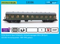13336 Minitrix Spur N Behelfs-Schnellzugwagen MC4i DB Ep.III 3.Kl Hessen - Eschwege Vorschau