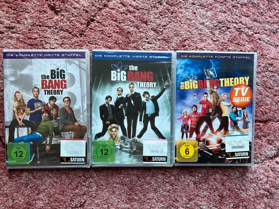 NEU! The Big Bang Theorie 3., 4. & 5. komplette Staffel NEU! DVD in Seebad Bansin