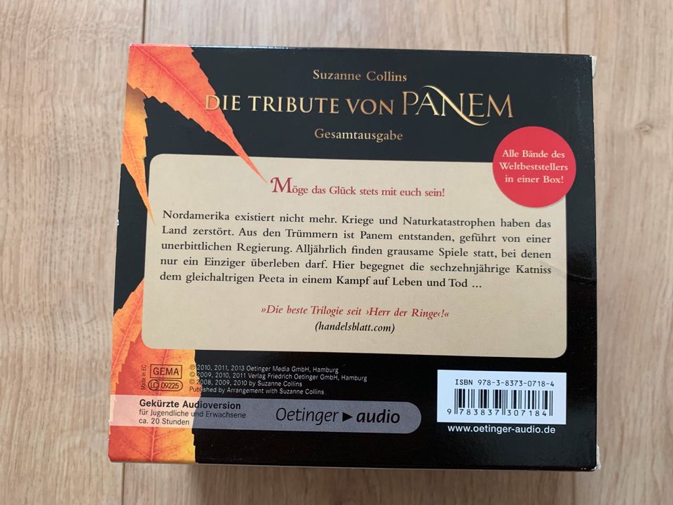 Tribute von Panem‼️Hörbuch CDs‼️Hörspiel Fantasy Suzanne Collins in Duisburg