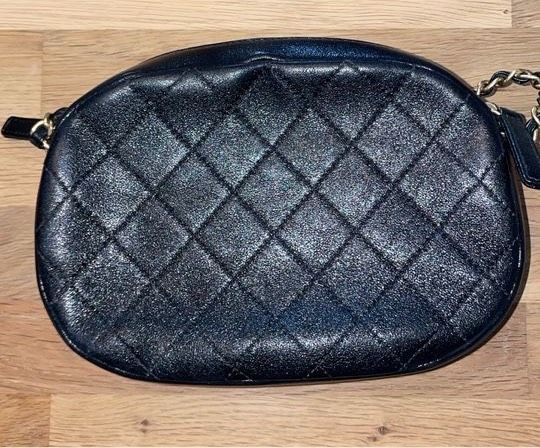 Chanel Lambskin Quilted Coco Midnight Camera Case Black in Leipzig