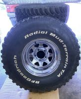 Jeep CJ 7 Reifen 35 x 12.50 R15LT auf Chromfelgen Nordrhein-Westfalen - Lüdinghausen Vorschau