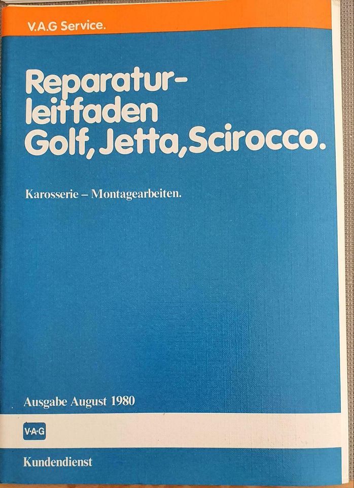 VW Reparatur Leitfaden Golf, Scirocco etc. Neuwertiger Zustand in Bietigheim-Bissingen