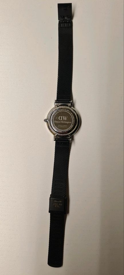 Daniel Wellington Classic Damenuhr, Uhr, schwarz, silber in Einhausen