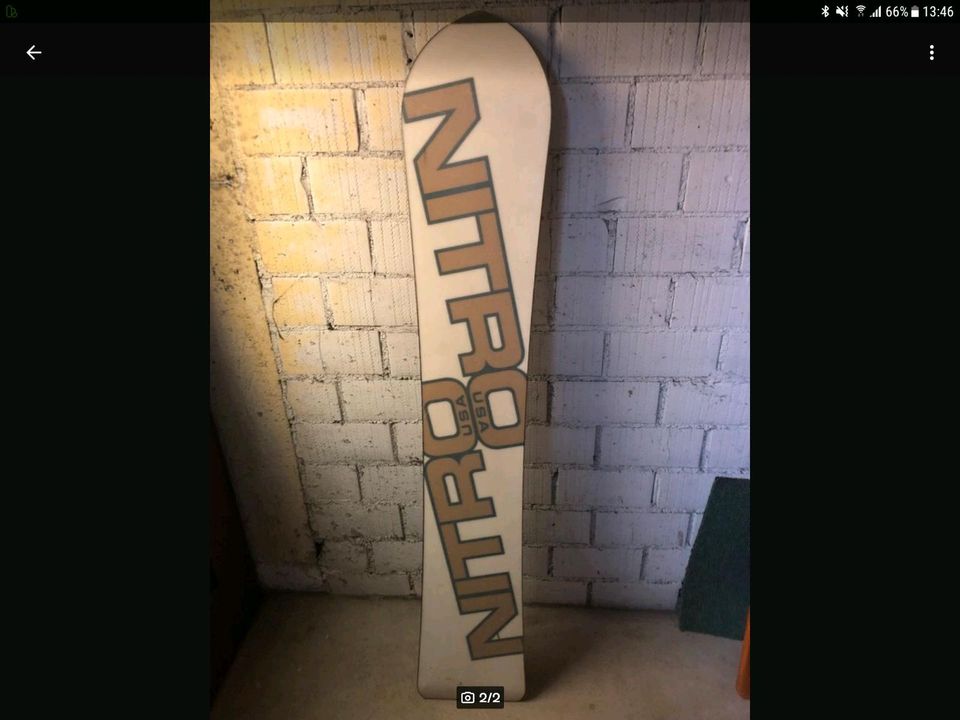 Nitro Snowboard Raceboard inklusive Bindung, Länge 1,53m in Ludwigsburg