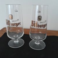2 Bitburger Biergläser zu verkaufen Niedersachsen - Bad Iburg Vorschau