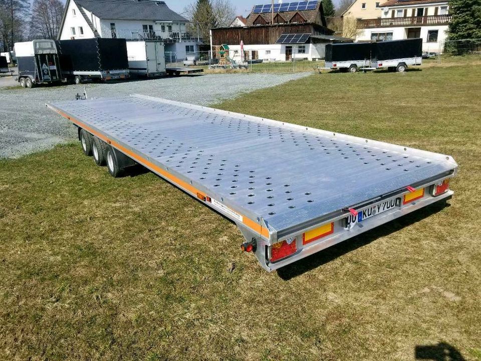 XXL Universaltransporter 8.5m Plattformanhänger zu vermieten ALU in Neudrossenfeld