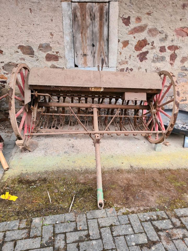 Historische Landmaschinen und Arbeitsgeräte, Pflug, ect. in Bad König