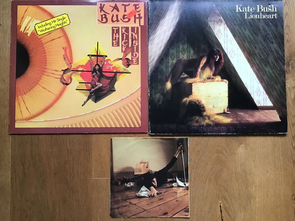 Vinyl Kate Bush: The Kick Inside & Lionheart LP & Babooshka 7“ in Dortmund