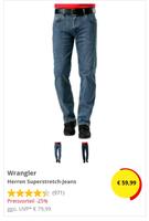 Wrangler Herren Jeans Nagel neu Duisburg - Meiderich/Beeck Vorschau
