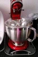 Gleitbrett f. Kitchenaid Acryl transp., weiß sat., HPL-anthrazit Bayern - Taufkirchen Vils Vorschau