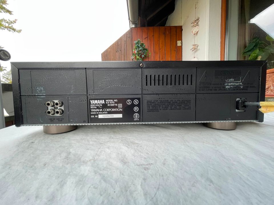 Yamaha Kasettendeck Model Nr. KX-670, 230 Volts, 50 Hz in Hannover