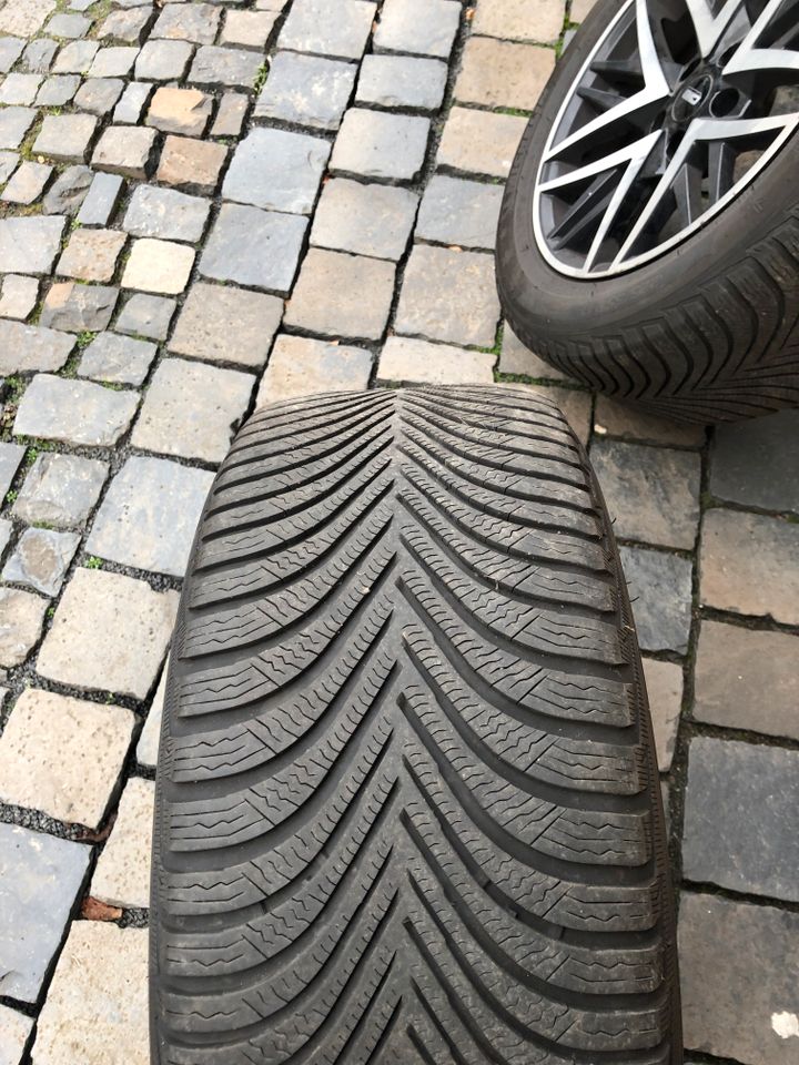 4x Winterkompletträder Michelin Alpine 5  225/55 R17 in Gründau