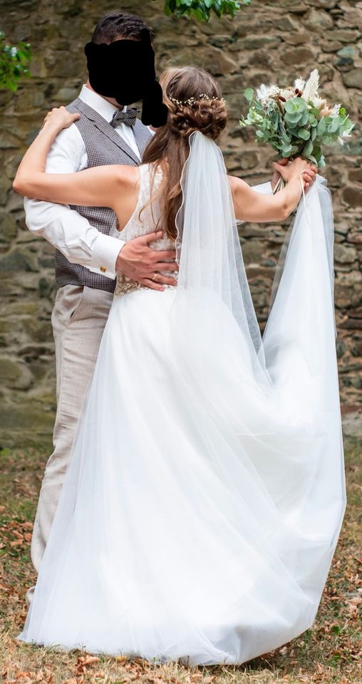 Brautkleid/Hochzeitskleid, Gr. 38, ivory in Weimar