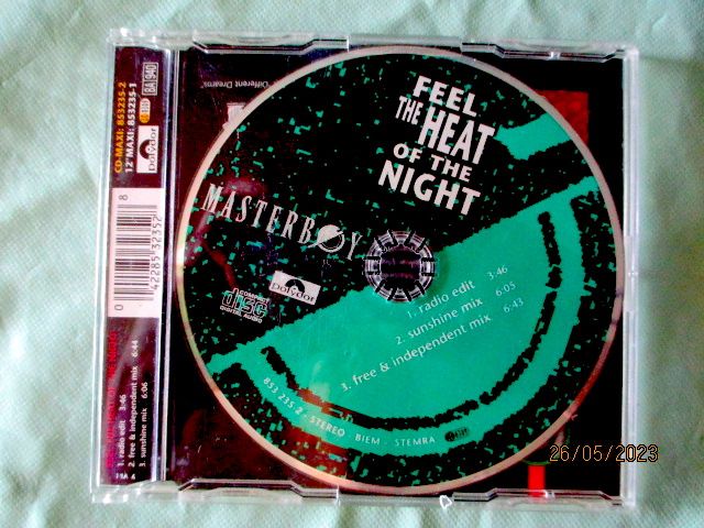 Masterboy,feel the heat of the night,radio edit/sunshine mix/free in  Baden-Württemberg - Freiburg im Breisgau | Musik und CDs gebraucht kaufen |  eBay Kleinanzeigen ist jetzt Kleinanzeigen