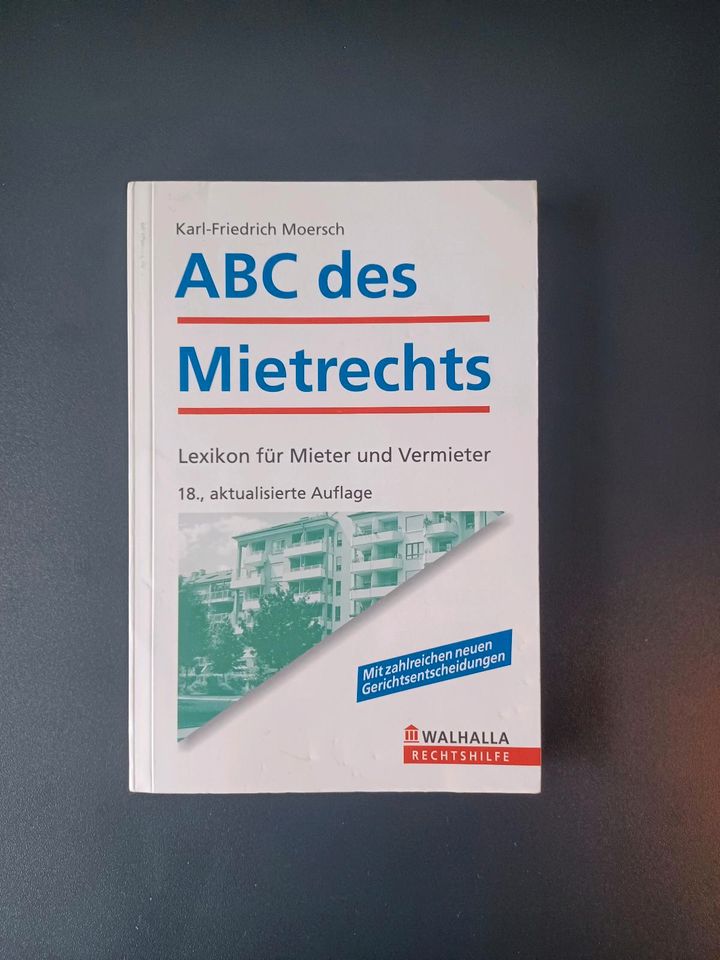 Das ABC des Mietrechts - Karl-Freidrich Moersch Taschenbuch in Albachten