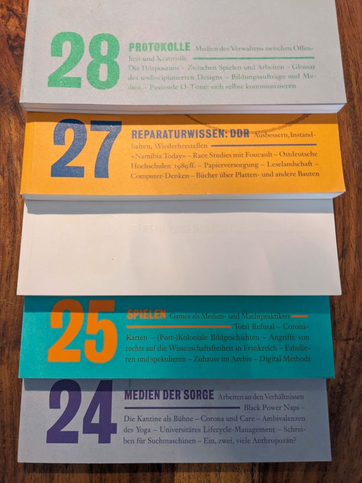 5 Ausgaben 'Zeitschrift für Medienwissenschaft' 2021-2023 in Düsseldorf
