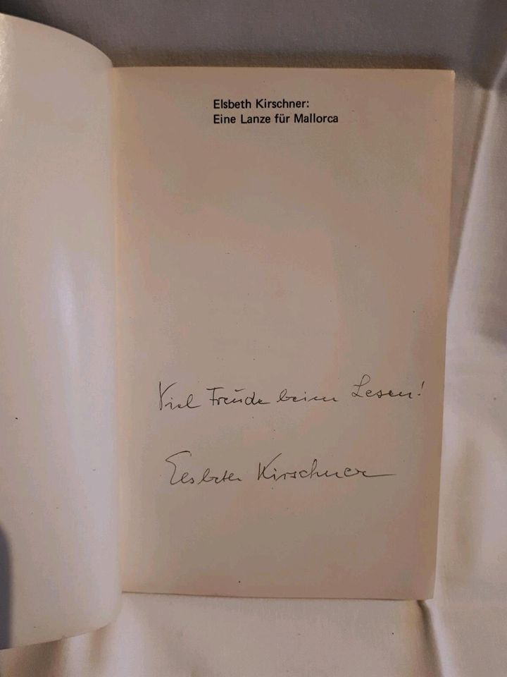 Eine Lanze für Mallorca * Buch signiert von Elsbeth Kirschner in Bad Bramstedt